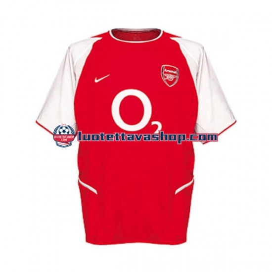 Miehet Arsenal Retro 2002 Lyhythihainen Fanipaita ,Koti