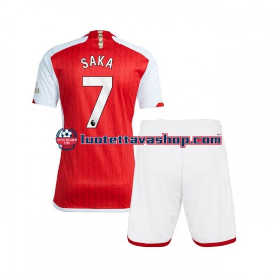 Lapset Arsenal Saka 7 2023-2024 Lyhythihainen Fanipaita ,Koti