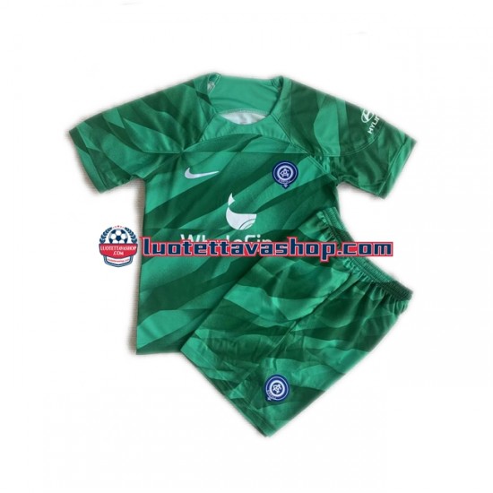 Lapset Atlético Madrid Maalivahdin 2023-2024 Lyhythihainen Fanipaita ,Vieras