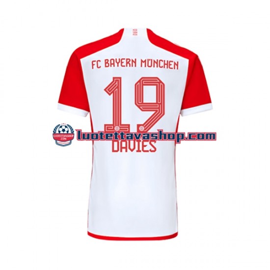 Miehet FC Bayern München Alphonso Davies 19 2023-2024 Lyhythihainen Fanipaita ,Koti