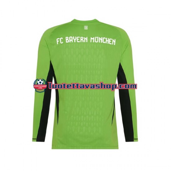 Miehet FC Bayern München Maalivahdin 2023-2024 Pitkähihainen Fanipaita ,Vieras