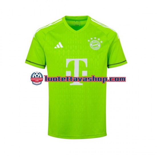 Miehet FC Bayern München Maalivahdin 2023-2024 Lyhythihainen Fanipaita ,Vieras