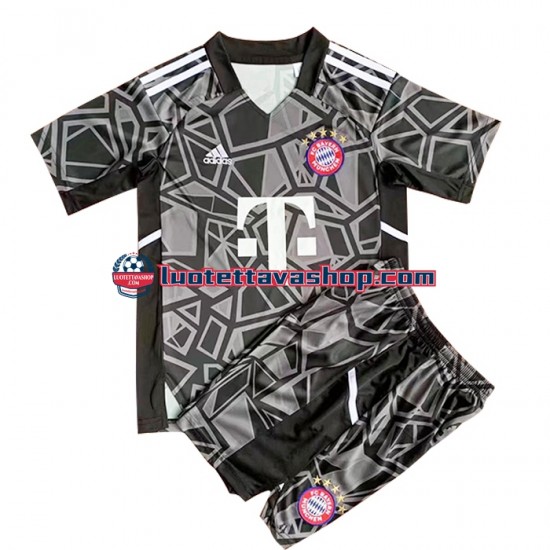 Lapset FC Bayern München Maalivahdin 2022-2023 Lyhythihainen Fanipaita ,Vieras