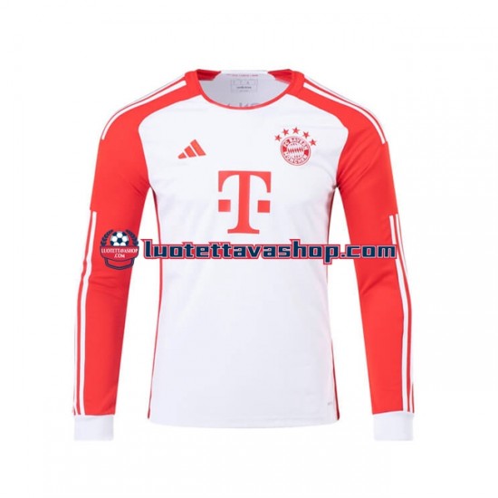 Miehet FC Bayern München 2023-2024 Pitkähihainen Fanipaita ,Koti