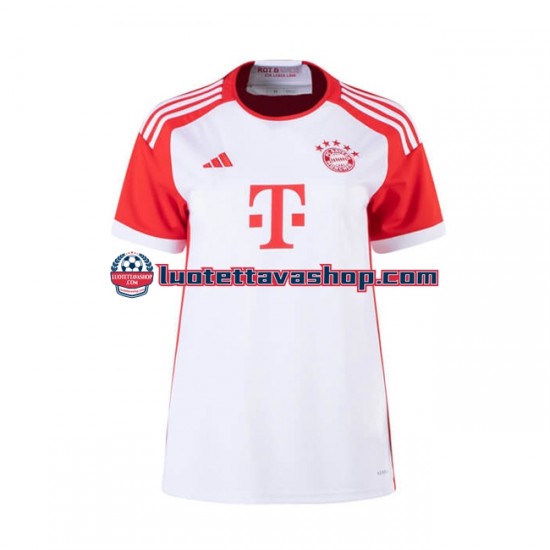 Naiset FC Bayern München 2023-2024 Lyhythihainen Fanipaita ,Koti