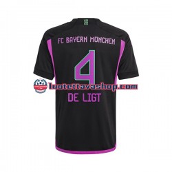 Miehet FC Bayern München Matthijs de Ligt 4 2023-2024 Lyhythihainen Fanipaita ,Vieras