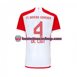Miehet FC Bayern München Matthijs de Ligt 4 2023-2024 Lyhythihainen Fanipaita ,Koti