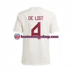 Miehet FC Bayern München Matthijs de Ligt 4 2023-2024 Lyhythihainen Fanipaita ,Kolmas