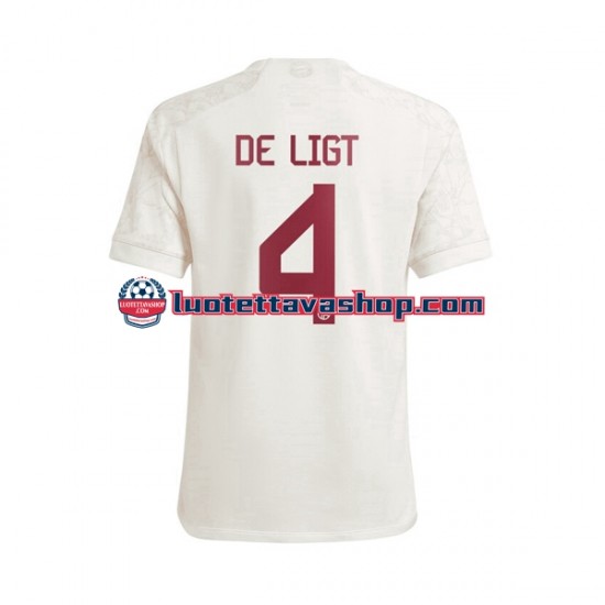 Miehet FC Bayern München Matthijs de Ligt 4 2023-2024 Lyhythihainen Fanipaita ,Kolmas