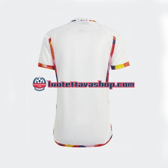 Miehet Belgia World Cup 2022 Lyhythihainen Fanipaita ,Vieras