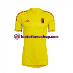 Miehet Belgia Maalivahdin World Cup 2022 Lyhythihainen Fanipaita ,Vieras