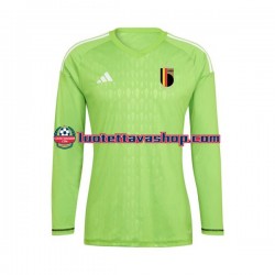 Miehet Belgia Maalivahdin 2022 Pitkähihainen Fanipaita ,Koti