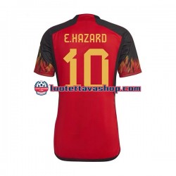 Miehet Belgia Hazard 10 World Cup 2022 Lyhythihainen Fanipaita ,Koti