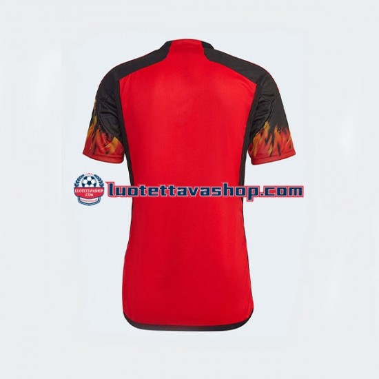 Miehet Belgia World Cup 2022 Lyhythihainen Fanipaita ,Koti