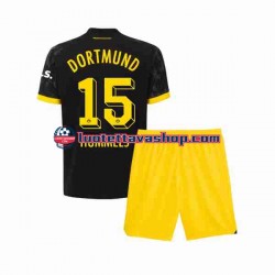 Lapset Borussia Dortmund Mats Hummels 15 2023-2024 Lyhythihainen Fanipaita ,Vieras