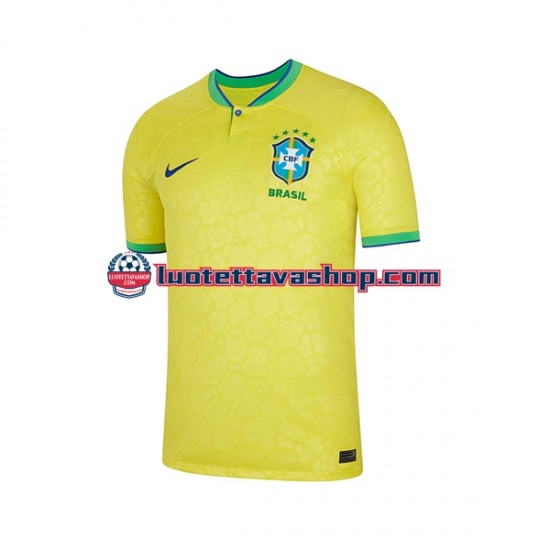 Miehet Brasilia World Cup 2022 Lyhythihainen Fanipaita ,Koti