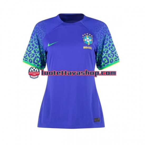 Naiset Brasilia World Cup 2022 Lyhythihainen Fanipaita ,Vieras