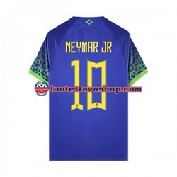 Miehet Brasilia Neymar JR 10 World Cup 2022 Lyhythihainen Fanipaita ,Vieras