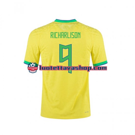 Miehet Brasilia RICHARLISON 9 2022 Lyhythihainen Fanipaita ,Koti
