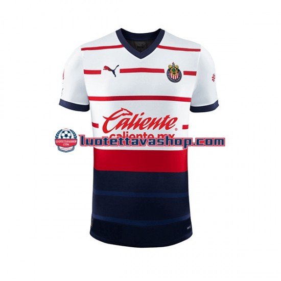 Miehet CD Guadalajara 2023-2024 Lyhythihainen Fanipaita ,Vieras