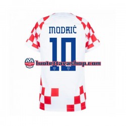 Miehet Kroatia Modric 10 World Cup 2022 Lyhythihainen Fanipaita ,Koti