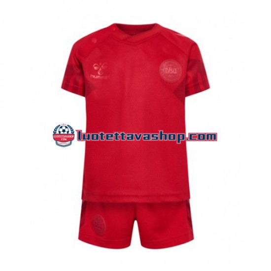 Lapset Tanska World Cup 2022 Lyhythihainen Fanipaita ,Koti