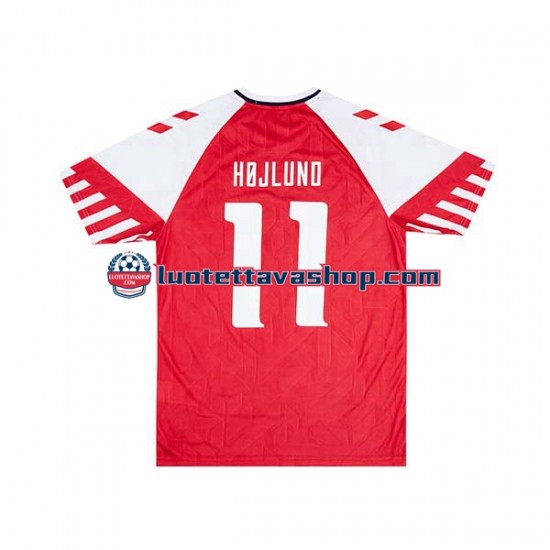 Miehet Tanska Rasmus Hojlund 11 2023-2024 Lyhythihainen Fanipaita ,Koti