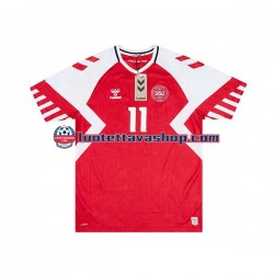 Miehet Tanska Rasmus Hojlund 11 2023-2024 Lyhythihainen Fanipaita ,Koti