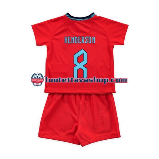 Lapset Englanti Henderson 8 World Cup 2022 Lyhythihainen Fanipaita ,Vieras