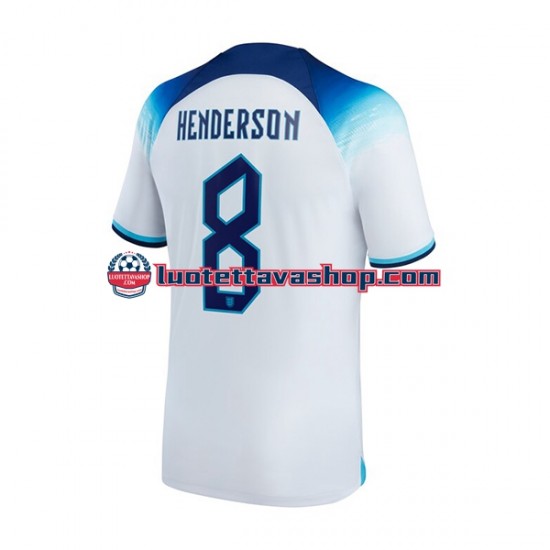 Miehet Englanti Henderson 8 World Cup 2022 Lyhythihainen Fanipaita ,Koti
