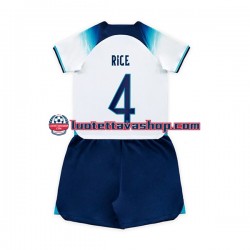 Lapset Englanti Rice 4 World Cup 2022 Lyhythihainen Fanipaita ,Koti