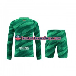 Lapset FC Barcelona Maalivahdin 2023-2024 Pitkähihainen Fanipaita ,Koti