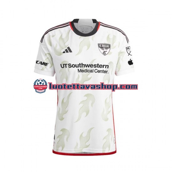 Miehet FC Dallas 2023-2024 Lyhythihainen Fanipaita ,Vieras