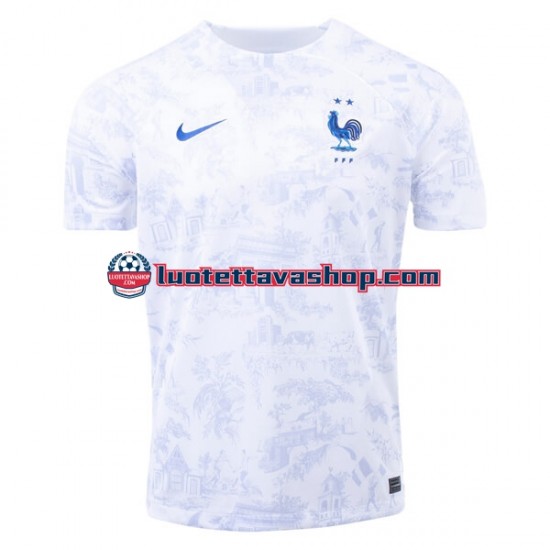 Miehet Ranska World Cup 2022 Lyhythihainen Fanipaita ,Vieras
