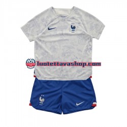 Lapset Ranska World Cup 2022 Lyhythihainen Fanipaita ,Vieras