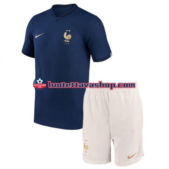 Lapset Ranska World Cup 2022 Lyhythihainen Fanipaita ,Koti