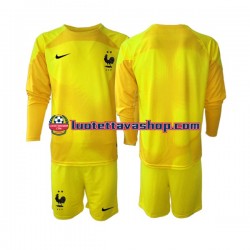 Lapset Ranska Maalivahdin World Cup 2022 Pitkähihainen Fanipaita ,Kolmas