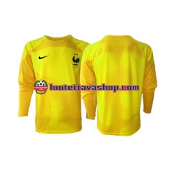 Miehet Ranska Maalivahdin World Cup 2022 Pitkähihainen Fanipaita ,Kolmas