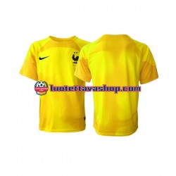 Miehet Ranska Maalivahdin World Cup 2022 Lyhythihainen Fanipaita ,Kolmas