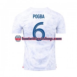 Miehet Ranska Pogba 6 World Cup 2022 Lyhythihainen Fanipaita ,Vieras