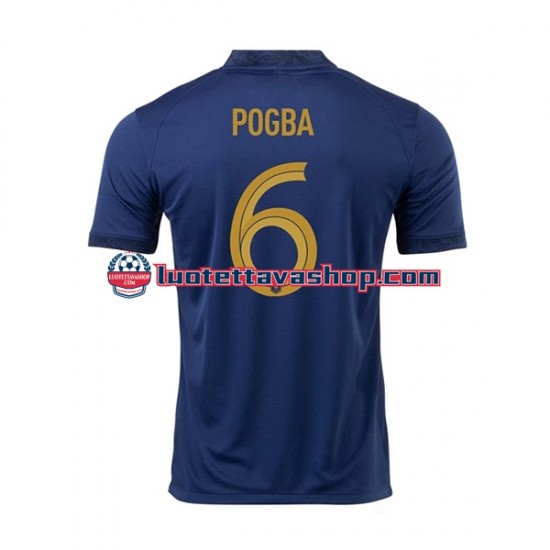 Miehet Ranska Pogba 6 World Cup 2022 Lyhythihainen Fanipaita ,Koti