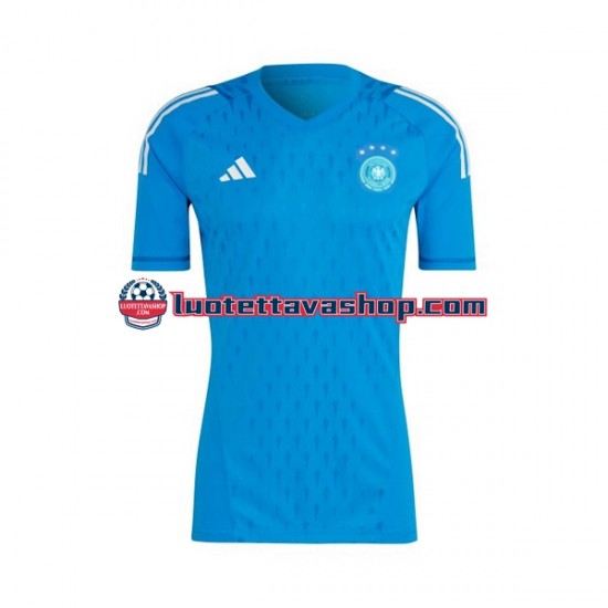 Miehet Saksa Maalivahdin World Cup 2022 Lyhythihainen Fanipaita ,Koti