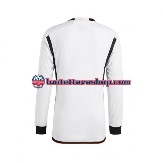 Miehet Saksa World Cup 2022 Pitkähihainen Fanipaita ,Koti