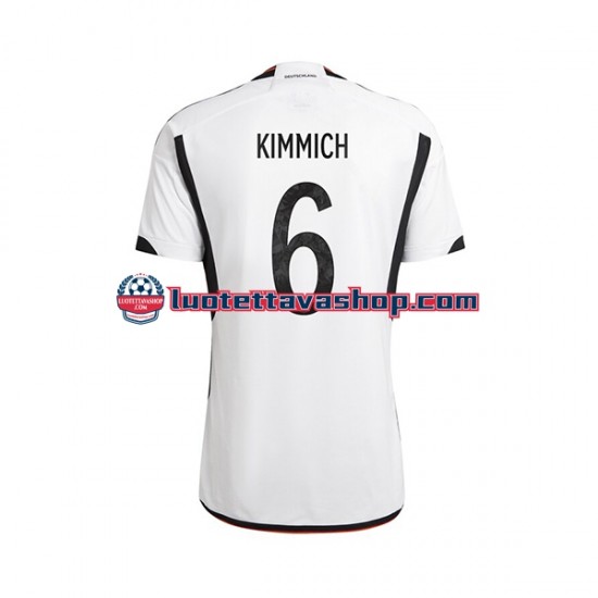 Miehet Saksa Joshua Kimmich 6 World Cup 2022 Lyhythihainen Fanipaita ,Koti