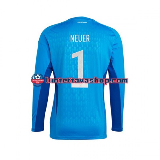 Miehet Saksa Maalivahdin Manuel Neuer 1 World Cup 2022 Lyhythihainen Fanipaita ,Koti