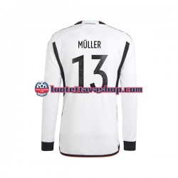 Miehet Saksa Thomas Muller 13 World Cup 2022 Pitkähihainen Fanipaita ,Koti