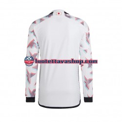 Miehet Japani World Cup 2022 Pitkähihainen Fanipaita ,Vieras