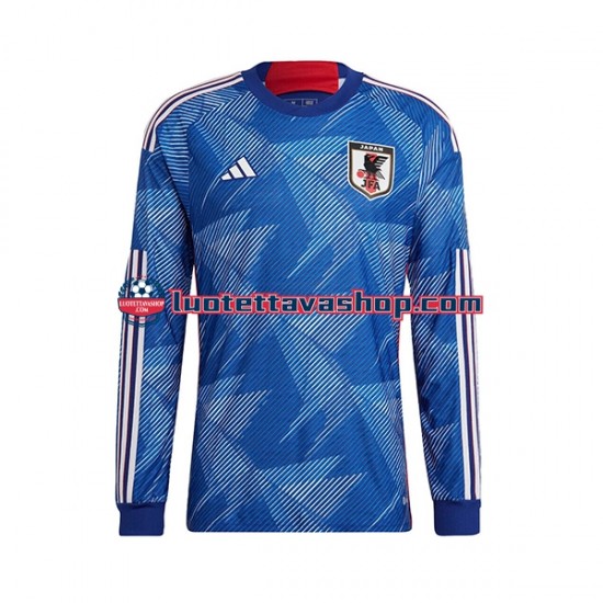 Miehet Japani World Cup 2022 Pitkähihainen Fanipaita ,Koti