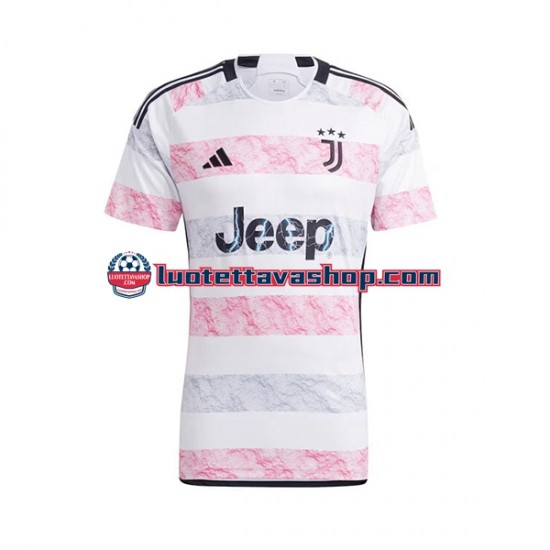 Miehet Juventus 2023-2024 Lyhythihainen Fanipaita ,Vieras