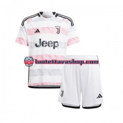 Lapset Juventus 2023-2024 Lyhythihainen Fanipaita ,Vieras